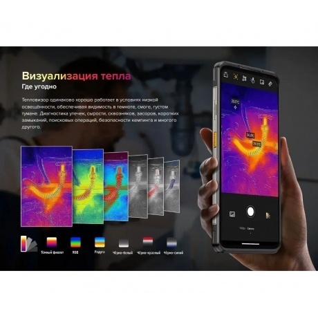 Смартфон Ulefone Armor 25T 8/256Gb Frost Black - фото 14