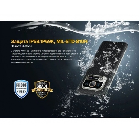 Смартфон Ulefone Armor 25T 8/256Gb Frost Black - фото 22