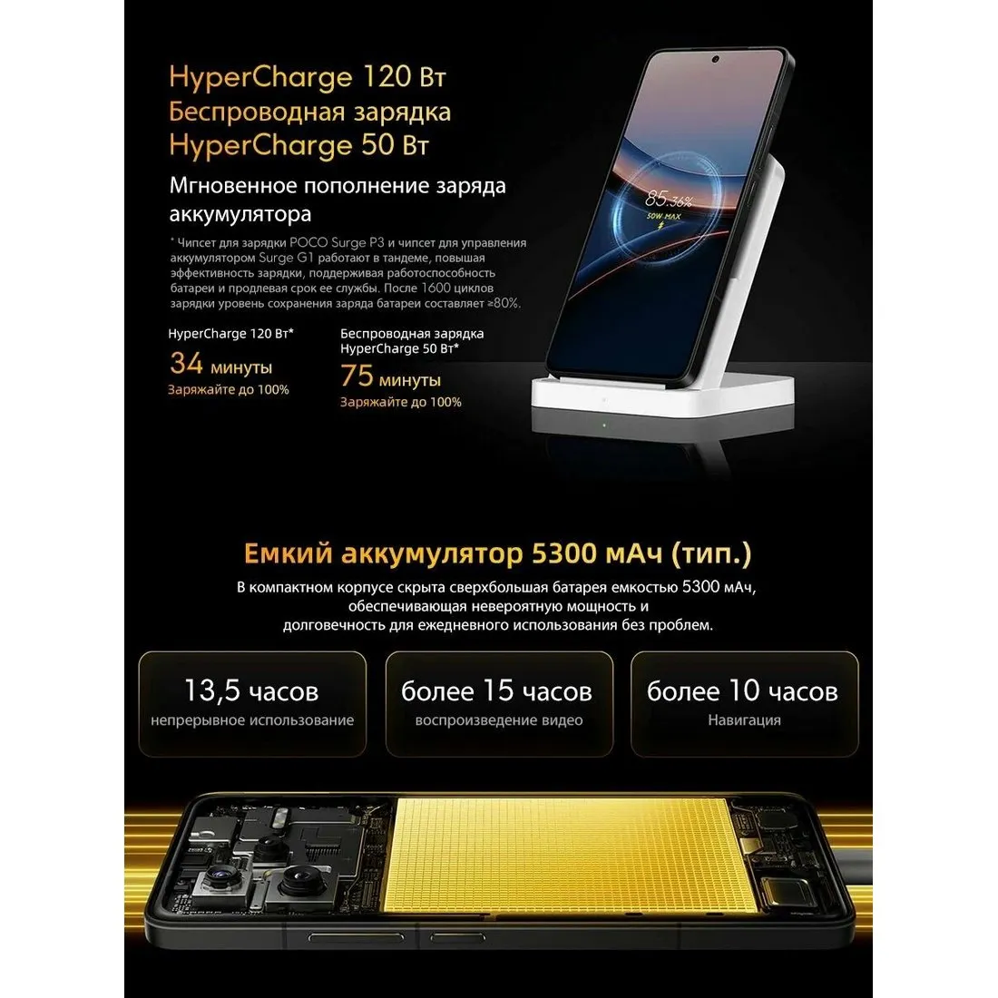 Смартфон POCO F7 Ultra 16/512Gb Black - фото 19