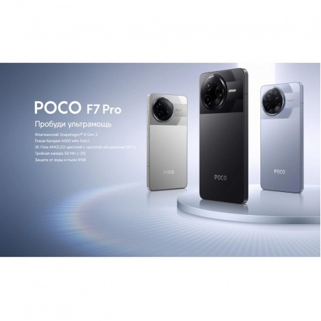 Смартфон POCO F7 Pro 12/512Gb Black - фото 23