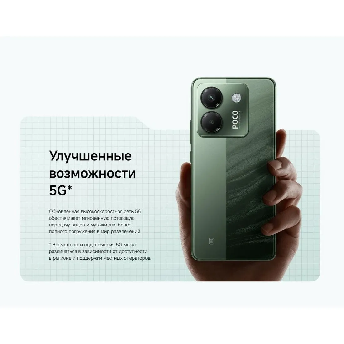 Смартфон POCO M7 Pro 5G 12/256Gb Green - фото 16