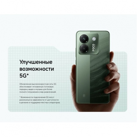 Смартфон POCO M7 Pro 5G 12/256Gb Silver - фото 16