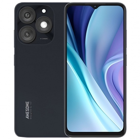 Смартфон Itel A50 3/64Gb Black - фото 1