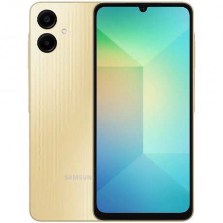 Смартфон Samsung Galaxy A06 4/64Gb (SM-A065FZDDCAU) Gold - фото 1