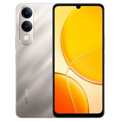 Смартфон Vivo Y04 4/128Gb Silver - фото 2