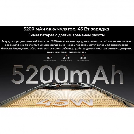 Смартфон Tecno Camon 40 Pro 5G 8/256Gb Black - фото 44