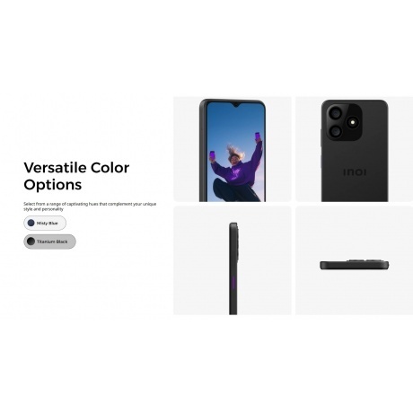 Смартфон INOI A35 4/128Gb Black Titanium - фото 24