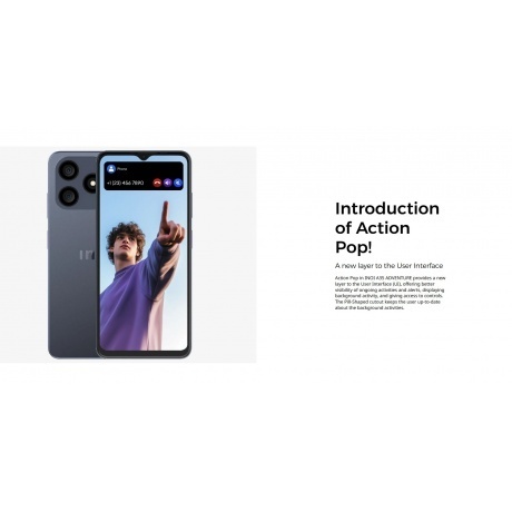 Смартфон INOI A35 4/128Gb Misty Blue - фото 23