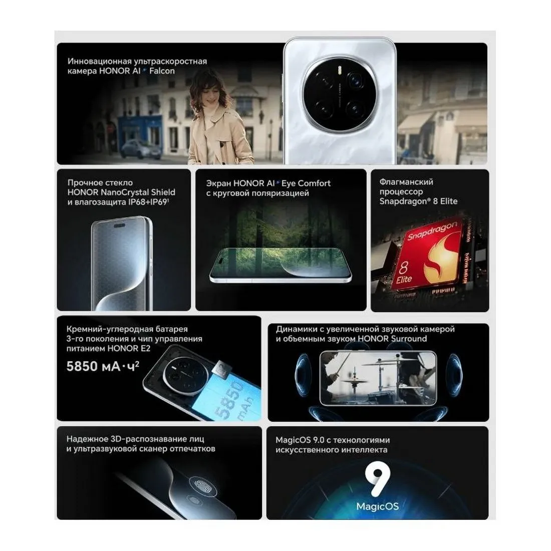 Смартфон Honor Magic 7 Pro 12/512Gb Black - фото 26