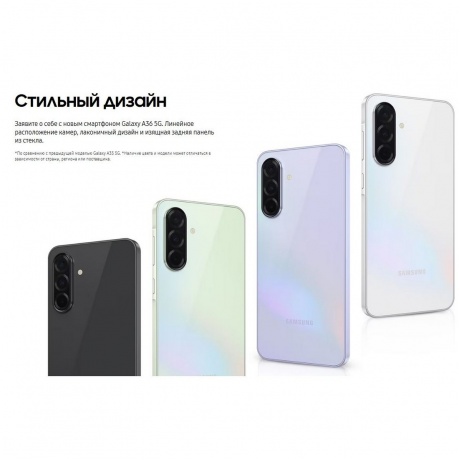 Смартфон Samsung Galaxy A36 8/256Gb (SM-A366BLVVMEA) Lavender - фото 11