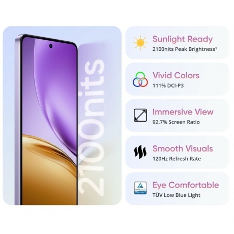 Смартфон Realme 14T 5G 8/128Gb Green - фото 29