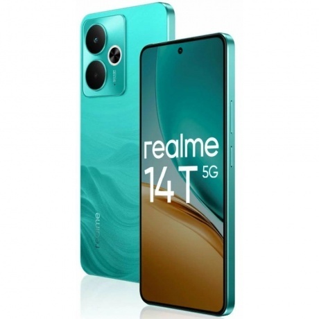Смартфон Realme 14T 5G 12/256Gb Green - фото 2