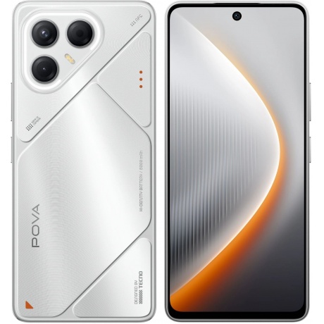 Смартфон Tecno Pova 7 5G 8/256Gb Silver - фото 7