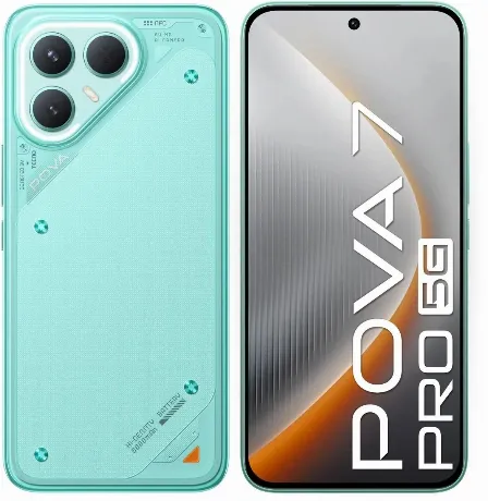 Смартфон Tecno Pova 7 Pro 5G 12/256Gb Neon Cyan