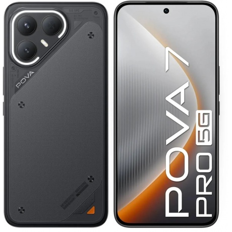 Смартфон Tecno Pova 7 Pro 5G 12/256Gb Black - фото 1