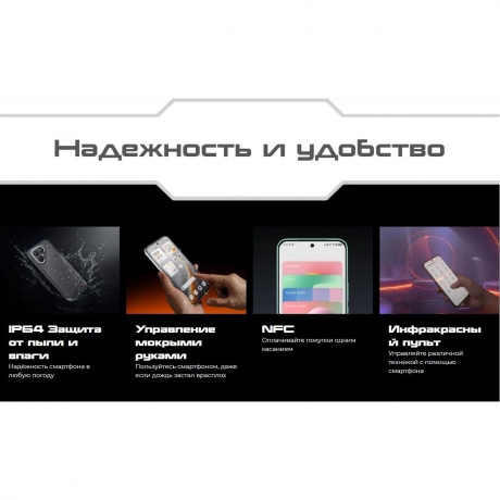 Смартфон Tecno Pova 7 Pro 5G 8/256Gb Grey - фото 20