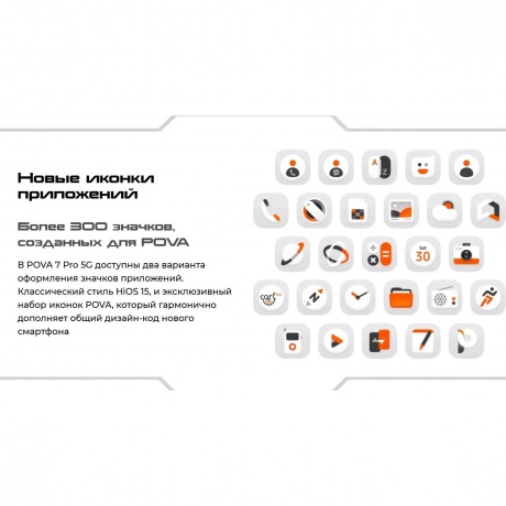 Смартфон Tecno Pova 7 Pro 5G 8/256Gb Grey - фото 10