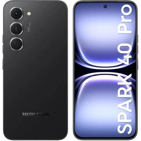 Смартфон Tecno Spark 40 Pro 8/128Gb Black - фото 2