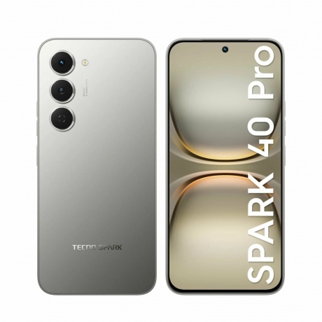 Смартфон Tecno Spark 40 Pro 8/256Gb Titanium - фото 2