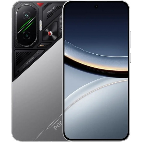 Смартфон Poco F7 12/512Gb Silver - фото 1