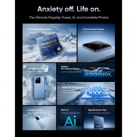 Смартфон Realme GT 7 12/512Gb Black - фото 13