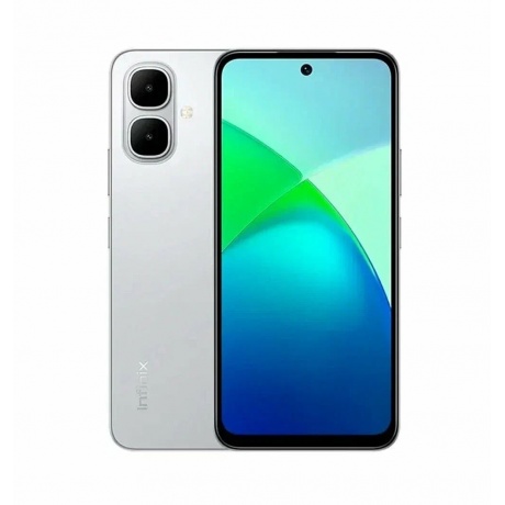 Смартфон Infinix Smart 10 4/128Gb Silver - фото 2