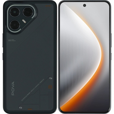 Смартфон Tecno Pova 7 Ultra 5G 8/256Gb Black - фото 1