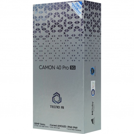 Смартфон Tecno Camon 40 Pro 5G 12/256Gb Titan - фото 21