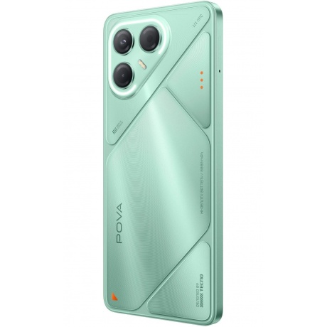 Смартфон Tecno Pova 7 5G 8/256Gb Green - фото 5