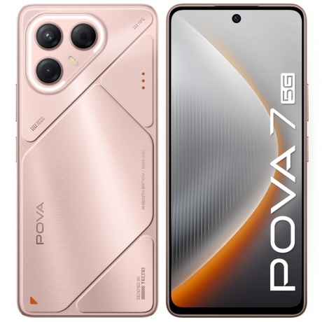 

Смартфон Tecno Pova 7 5G 8/256Gb Pink, Розовый
