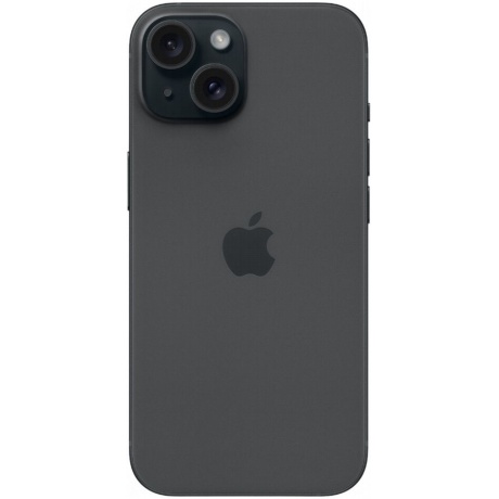 Смартфон Apple iPhone 15 128Gb (MTP03ZP/A) Black - фото 3