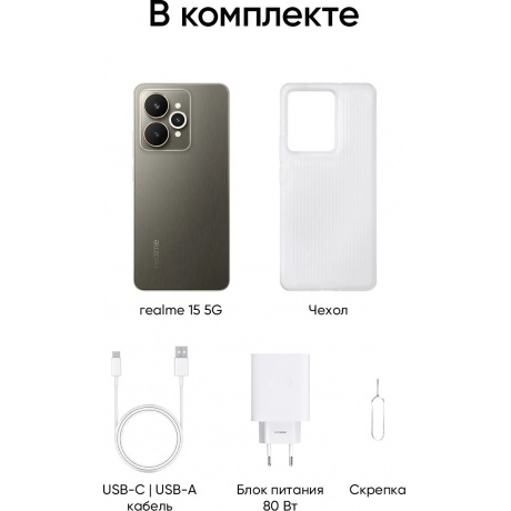 Смартфон Realme 15 12/512Gb Black - фото 10