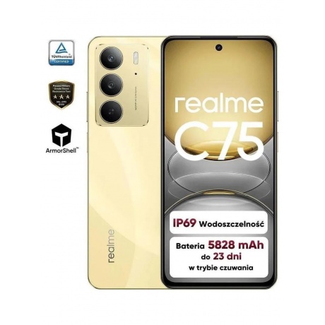 Смартфон Realme C75 8/256Gb Gold хорошее состояие - фото 8