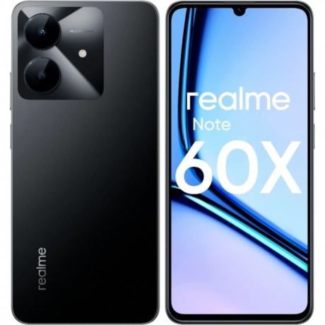 

Смартфон Realme Note 60x 3/64Gb Black отличное состояние, Черный