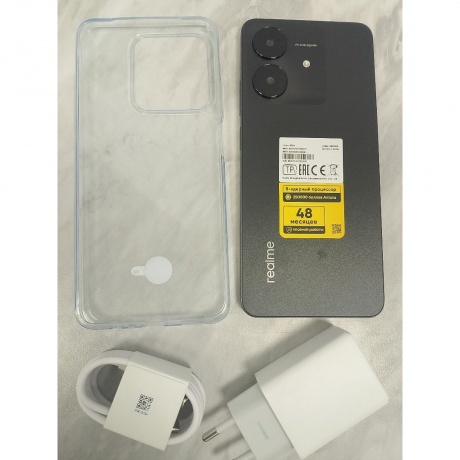 Смартфон Realme Note 60x 3/64Gb Black отличное состояние - фото 3