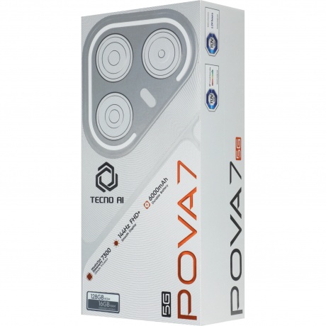 Смартфон Tecno Pova 7 5G 8/128Gb Green - фото 17