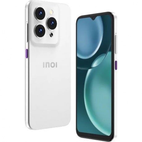 Смартфон INOI Note 15 6/256Gb Pearl White - фото 3