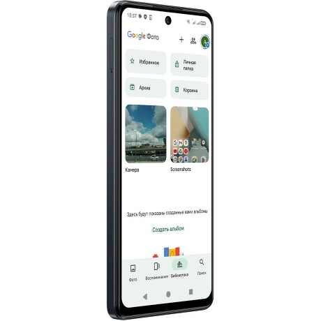 Смартфон BQ 6861L Core Grey - фото 3