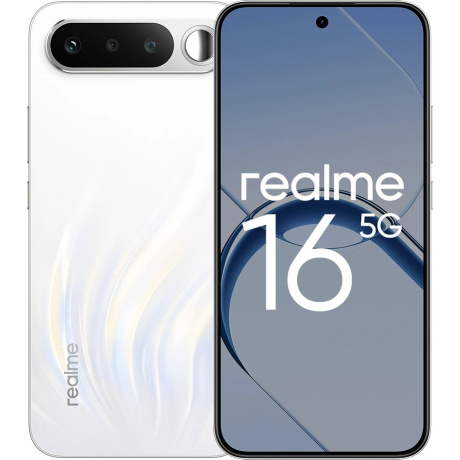 Смартфон Realme 16 5G 8/256Gb White - фото 5