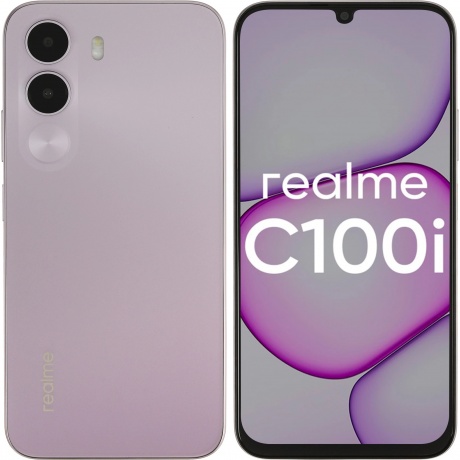 Смартфон Realme C100i 4/64Gb фиолетовый - фото 1