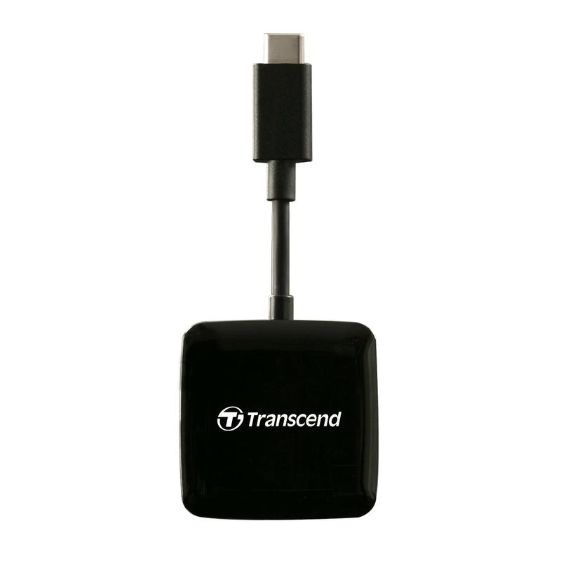 Карт-ридер Transcend OTG Card Reader (TS-RDC2K) черный - фото 1