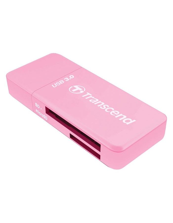 Карт-ридер Transcend All in1 Multi Card Reader (TS-RDF5R) Pink считыватель карты памяти transcend usb3 1 gen1 all in 1 multi card reader type c