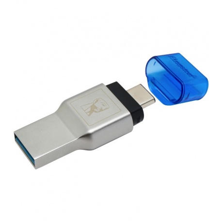 Карт-ридер Kingston microSDHC USB3.1+TypeC (FCR-ML3C) - фото 3