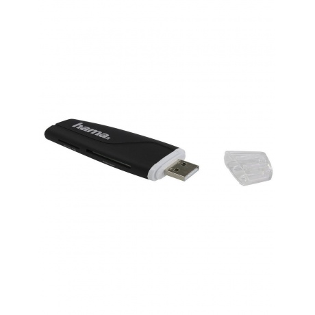 Карт-ридер USB2.0 Hama 00054115 черный - фото 2