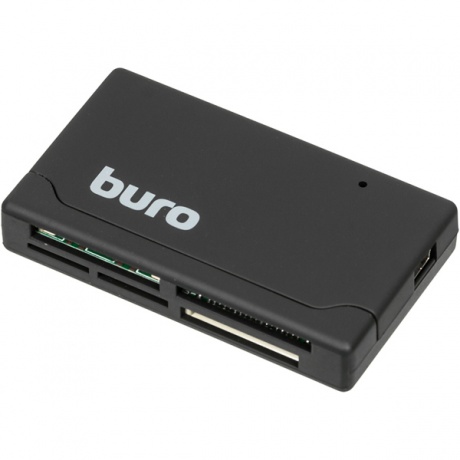 Карт-ридер USB2.0 Buro BU-CR-171 черный - фото 1