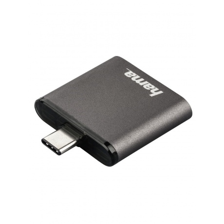 Карт-ридер USB3.1 Hama H-124186 серый - фото 1