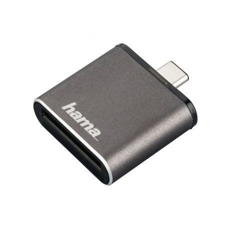 Карт-ридер USB3.1 Hama H-124186 серый - фото 2