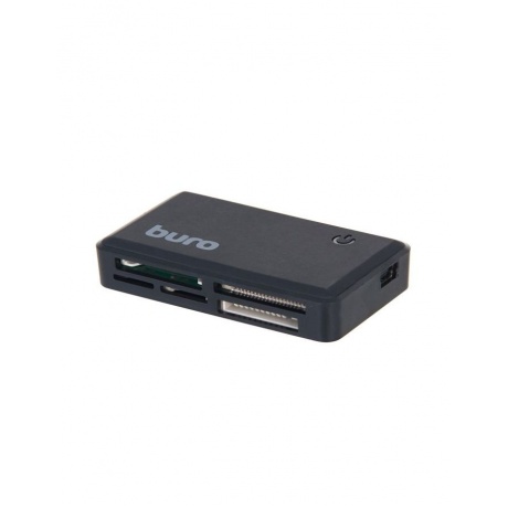 Карт-ридер USB2.0 Buro BU-CR-151 черный - фото 1