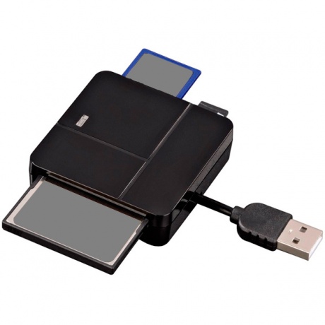 Карт-ридер USB2.0 Hama 00094124 черный - фото 2
