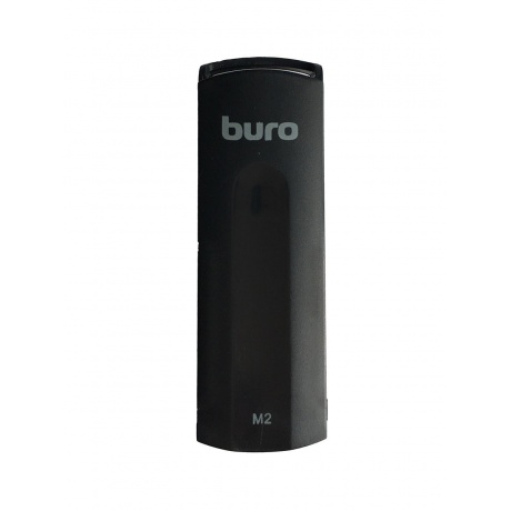 Карт-ридер USB2.0 Buro BU-CR-108 черный - фото 1